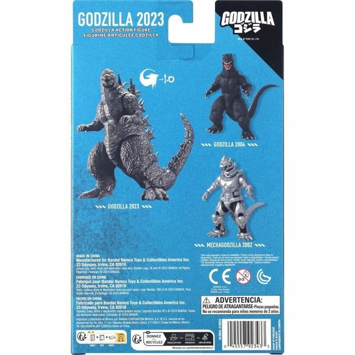 Bandai Godzilla - Godzilla Figuur 25 cm - Monster Series Actiefiguur - Godzilla Minus One Movie Collection Beeldje - Officieel Gelicenseerd - Speelgoed voor Kinderen 4+ - 92343 — cadeau in Spellen & Speelgoed - foto 6