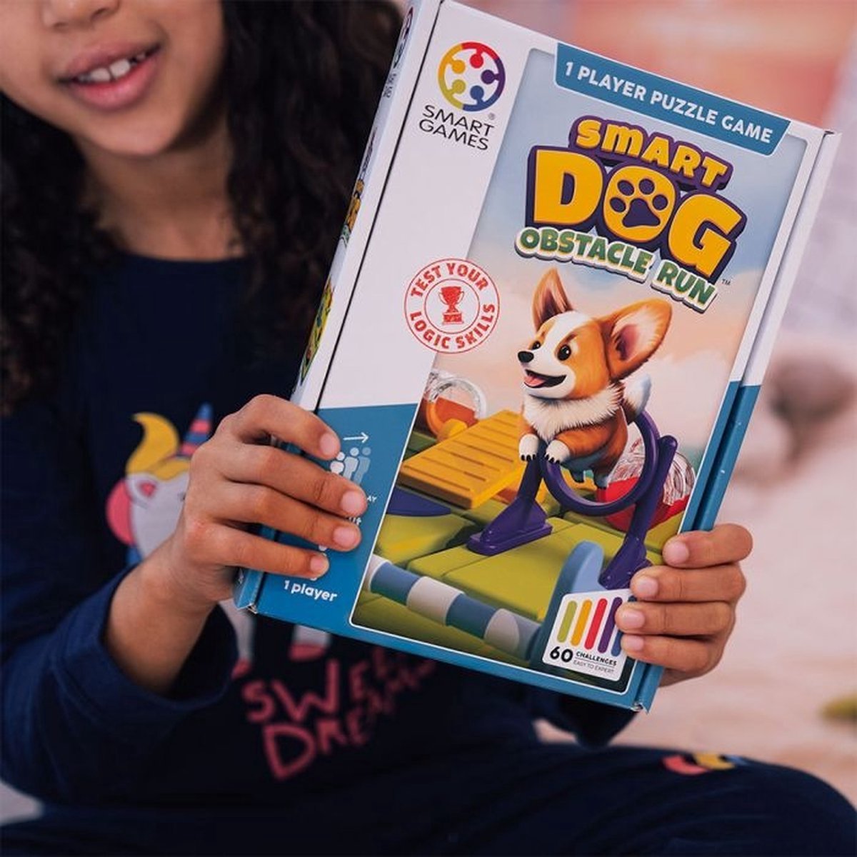 SmartGames Smart Dog Denkspel: compact denkspel met 60 opdrachten thumbnail 5