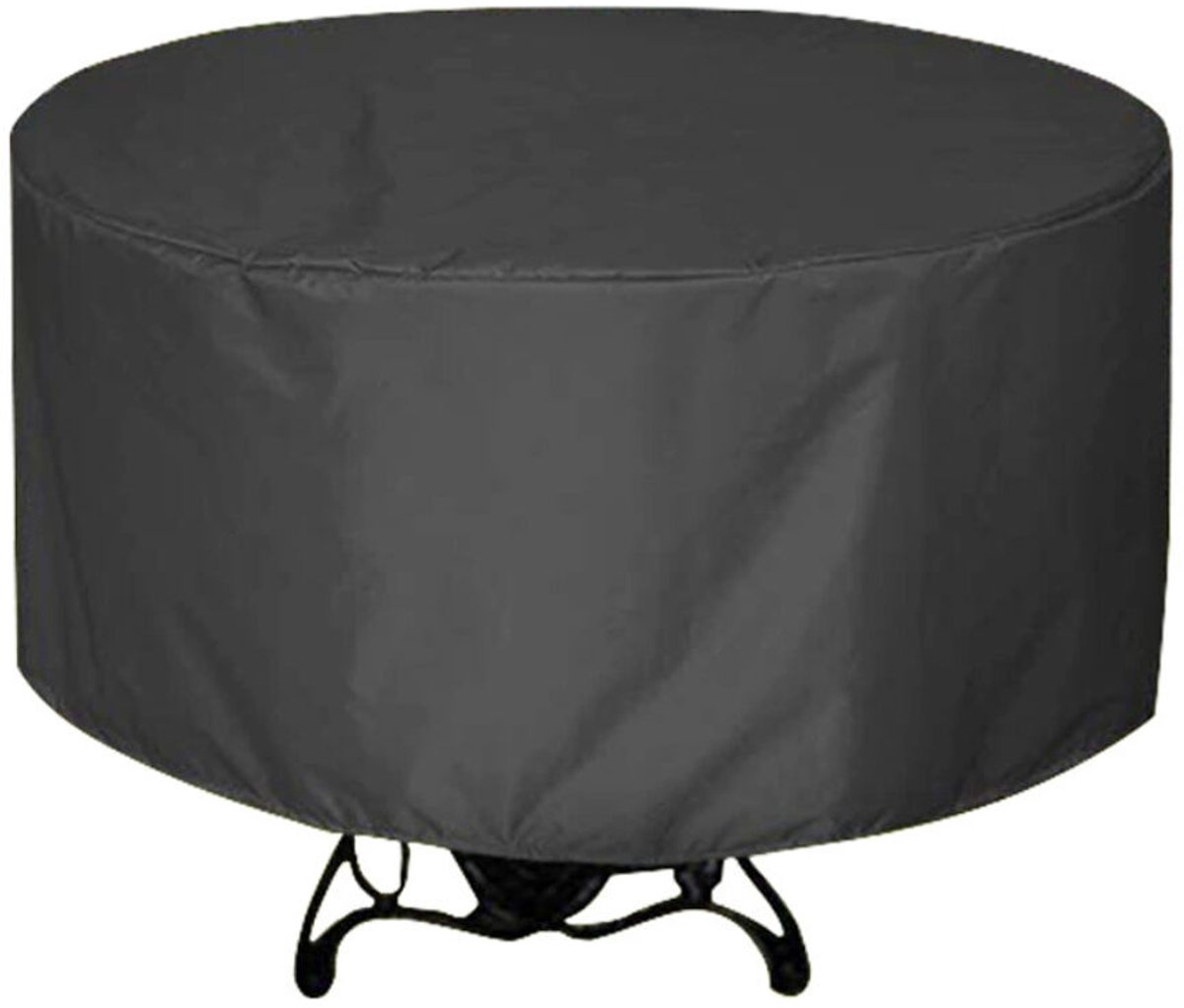Hoppa! Tuinmeubelhoes - Zwart, 230*110 cm - 420D UV-bestendig, zilver gecoate Oxford-stof