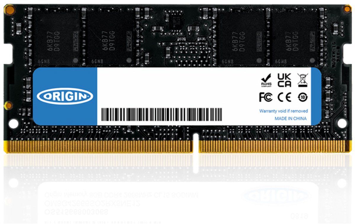 Origin Storage KCP432SS8/16-OS geheugenmodule 16 GB 1 x 16 GB DDR4 260-pin SO-DIMM