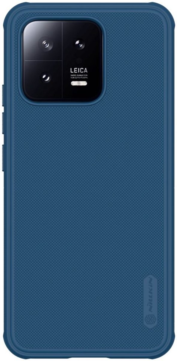 Nillkin Super Frosted Shield Xiaomi 13 Hoesje Back Cover Blauw