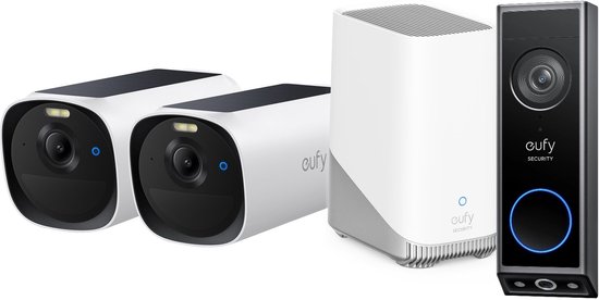 Sonnette Vidéo Eufy Security S220 – Add-on Sans Fil, Noir Et Blanc, 1,1 Lb