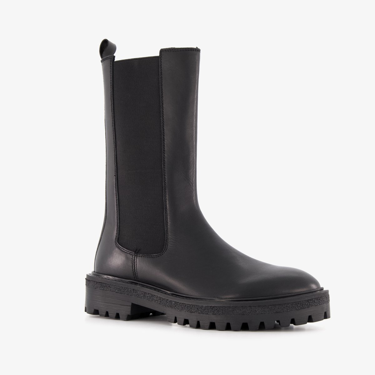 Harper leren dames Chelsea boots zwart - Maat 37 - Uitneembare zool