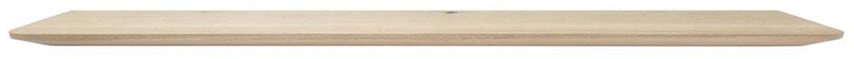 FLE - Wandplank eiken 170 bij 20 cm van 3 cm dik massief hout met verjongde facetrand