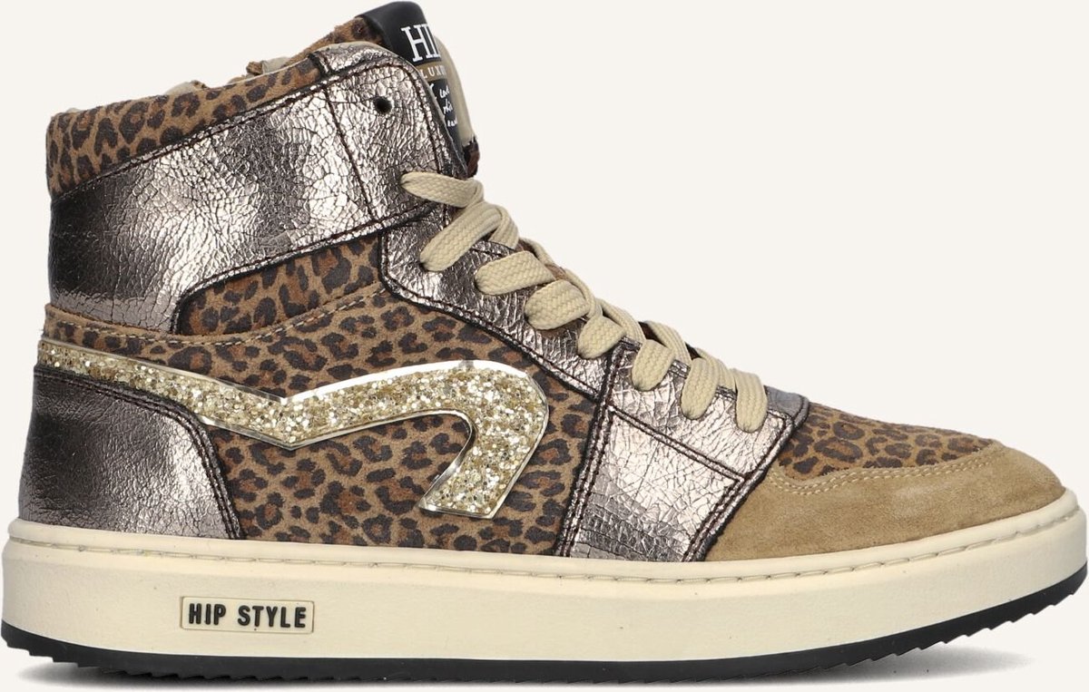 Hip H1765 Sneakers - Meisjes - Bronskleurig - Maat 35