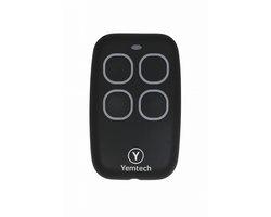 Yemtech® Vervangende handzender - Alternatieve Handzender - 433 MHz fixed code - Afstandsbediening - Garagedeur motor opener - Garagepoort Opener - Fixed code -50 tot 80 m Bereik