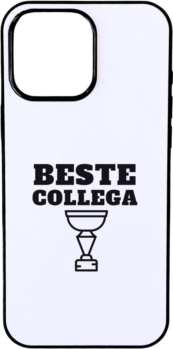Hacebo® - Beste collega telefoonhoesje - Beste collega - teamgenoot - telefoonhoesjes - cadeau - hoesje geschikt voor iPhone 16 Pro Max