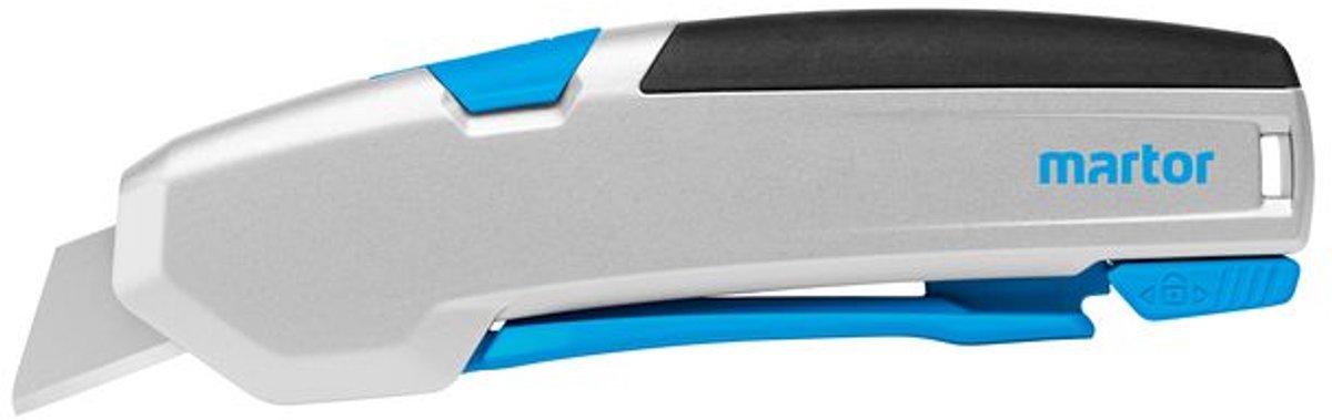 Veiligheidsmes Martor Secupro 625 trapezium 21mm zilver | 10 stuks