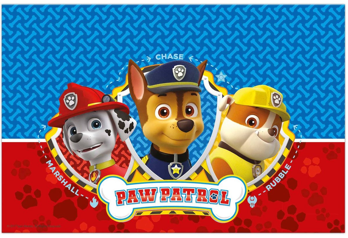 Folat - Paw Patrol Tafelkleed FSC 120 x 180 cm