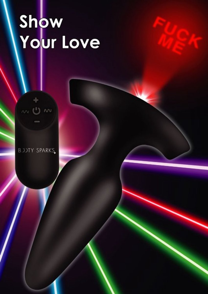BootySparks - Fuck Me Laser - Buttplug met laser projectie