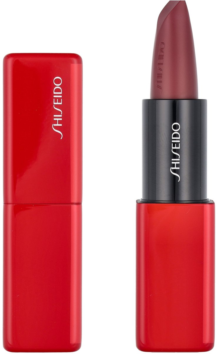 Shiseido Technosatin Gel Lipstick 3.3 g - #411 Scarlet Cluster