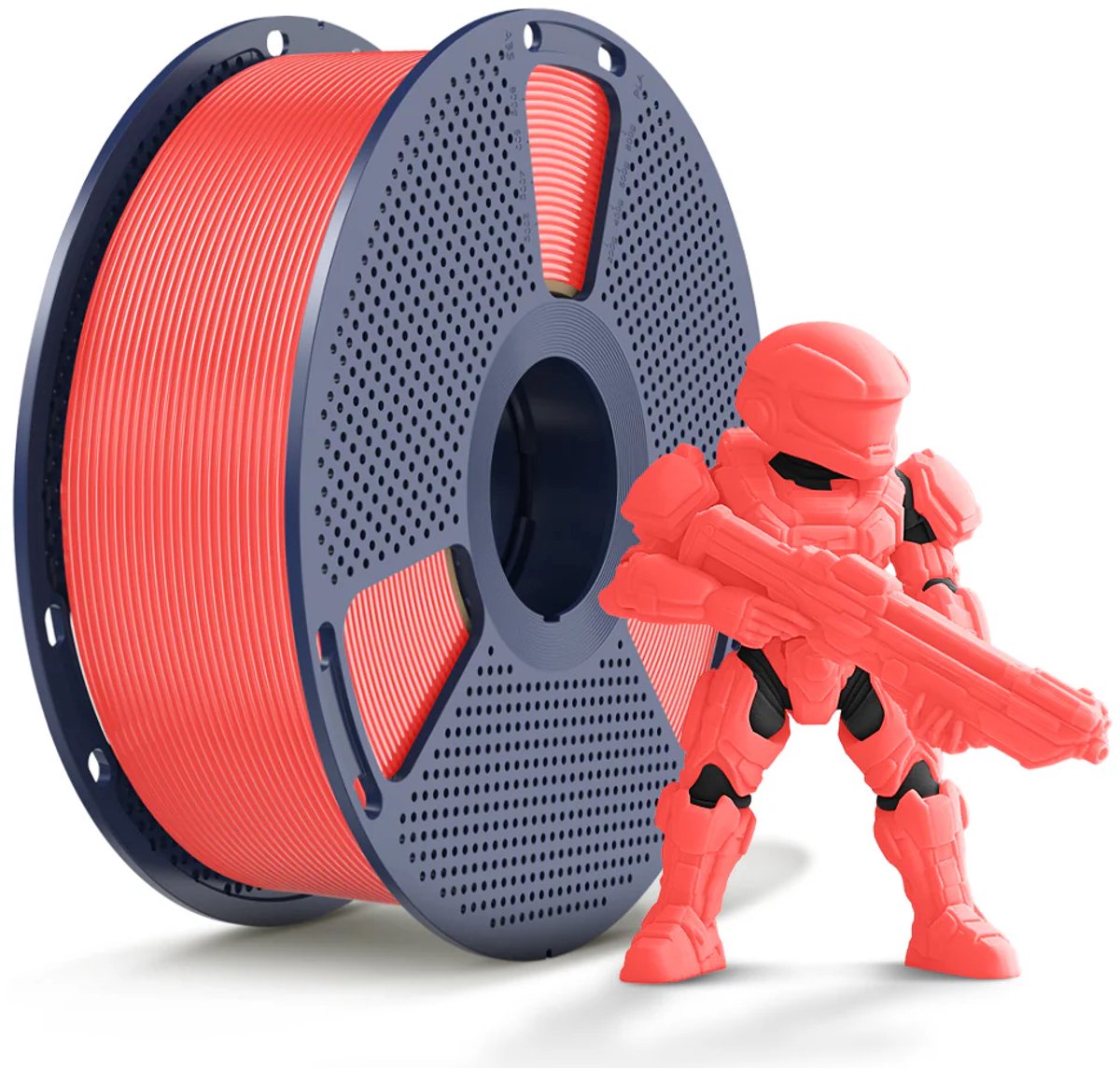 SUNLU 3D-filament PLA+ 1.75mm KERSEN ROOD