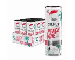 Celsius Peach Vibe blik (12x 250ml)