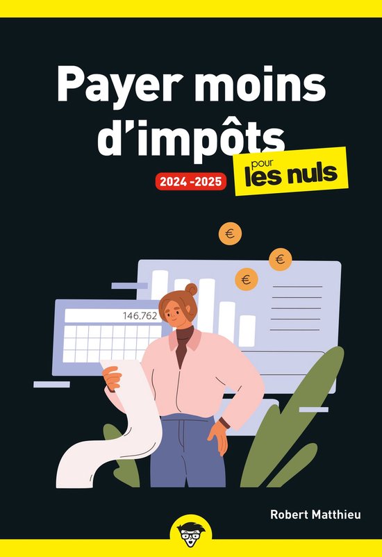 Poche pour les nuls - Payer moins d'impôts 2024-2025 pour l ... - cover