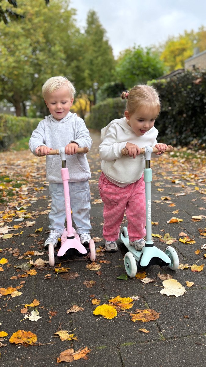 Liefjes & Co Kinderstep – 3-wielen Step - Met Lichtgevende Wielen – 2-6 jaar – Pastelroze — afbeelding 3
