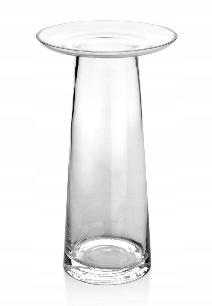 Transparante Glazen Vaas 25cm - Moderne Decoratie voor Bloemen