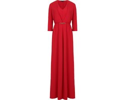 Patrizia Pepe - rode maxi jurk - maat 38 (IT44)