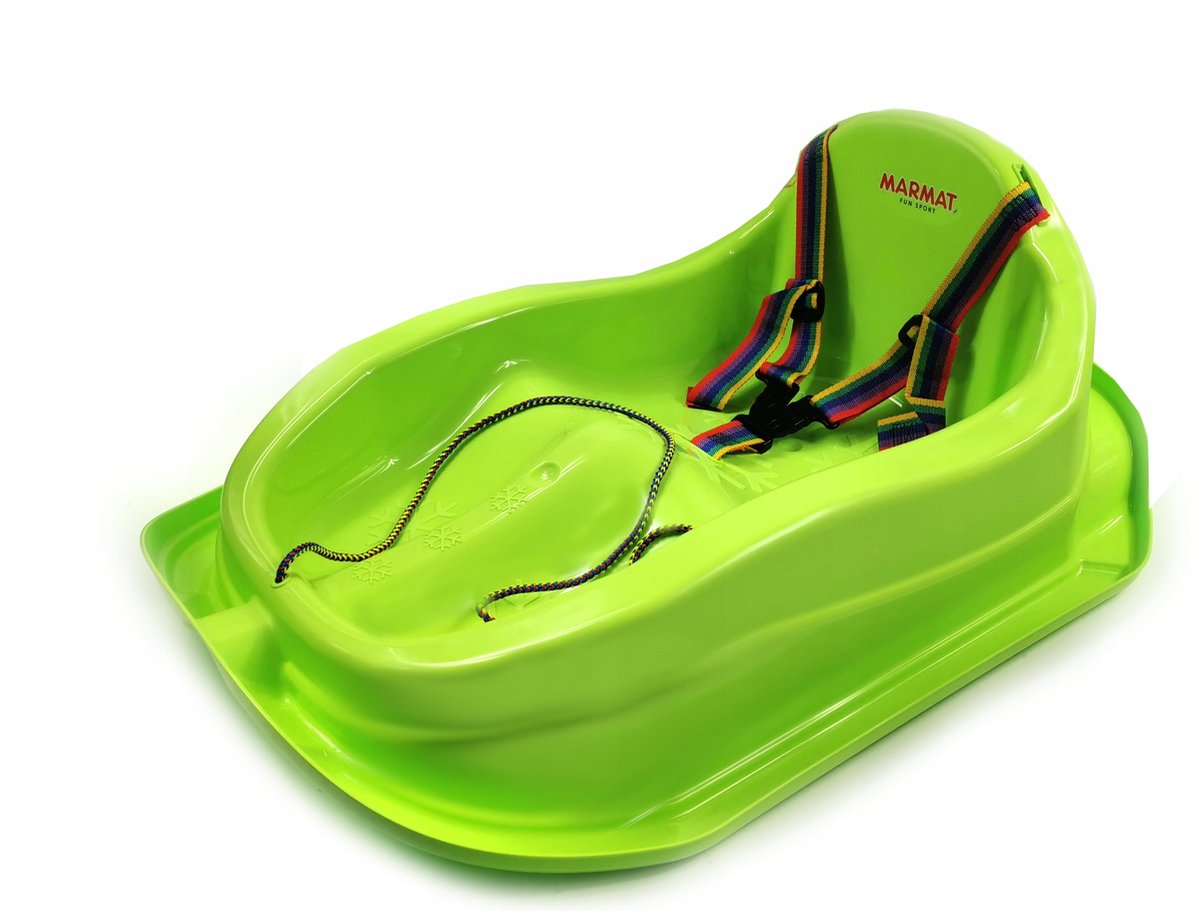 Minislaapcabine met veiligheidsgordels - Groen (12m+)
