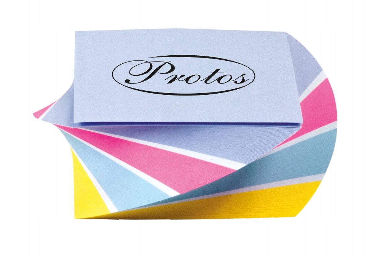 Protos Kantoorblok 75x75x30mm - Kleurrijk en Handig
