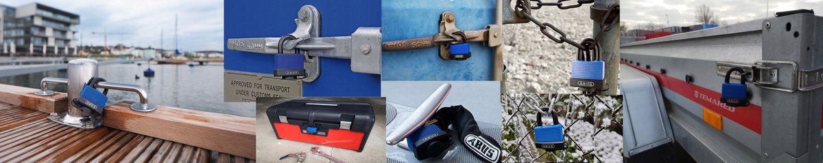 Abus 70IB/50 kettingslot - systeem met één sleutel - ongebruikt
