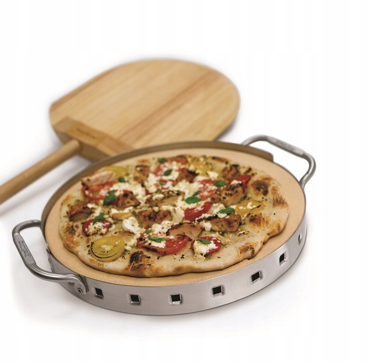 Broil King Pizzaset met Pizzasteen en Schep - Perfecte Pizza