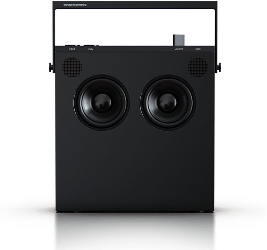 Bluetooth speaker Teenage Engineering OB-4 Magic Radio Mat Zwart, 38W, FM Radio, mobiele draadloze luidspreker