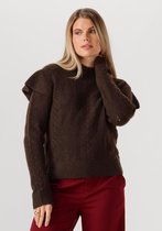 Beige OBJECT Trui OBJLANEY RUBIN SS PULLOVER