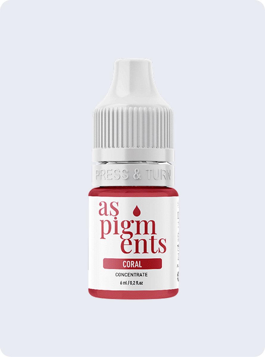 ASCompany Pigment – Coral / Concentrate 6 ml – Lip Pigment