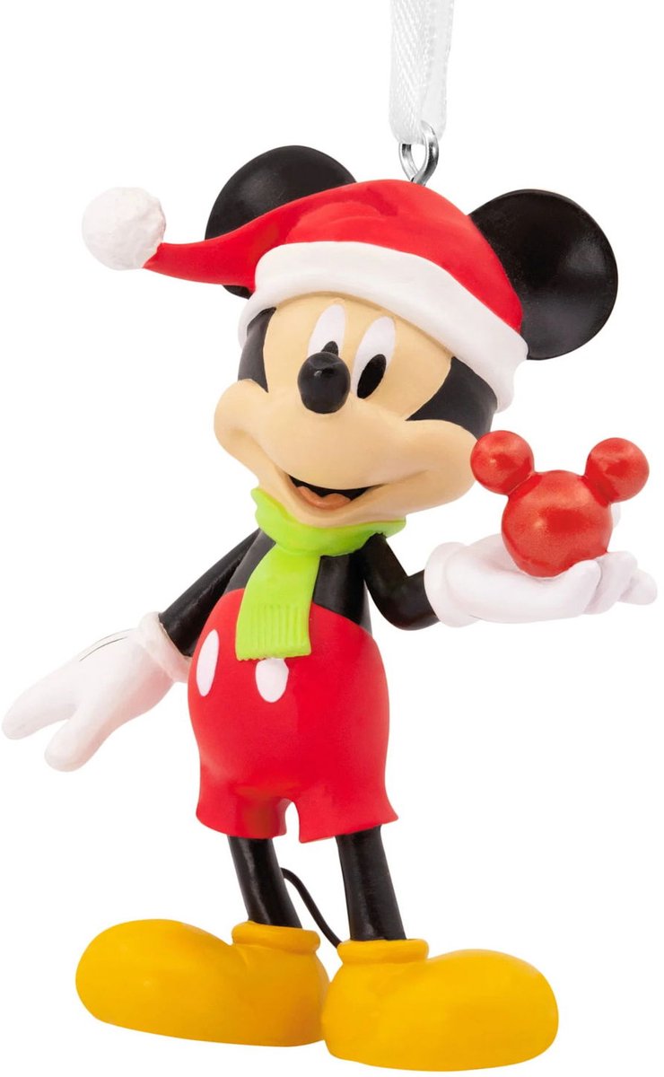 Hallmark Ornament l93 fc mickey holding Ornament onbekend
