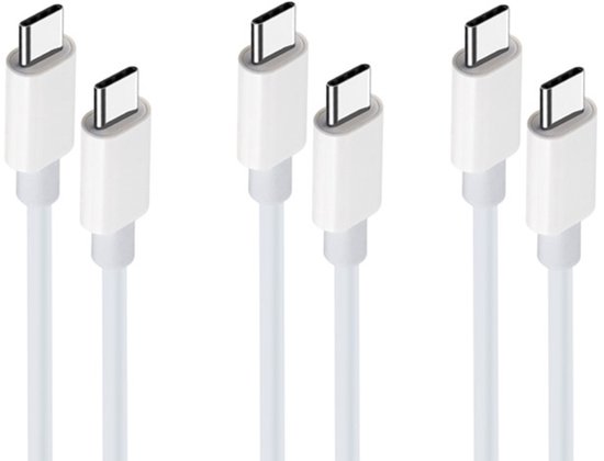3 câbles de charge OneOne de 1,0 m. Câble USB C vers C robuste. Câble de charge robuste compatible avec les iPhone 15, iPhone Plus, 15 Pro, 15 Pro Max, iPhone , 16 Plus, 16 Pro, iPhone , 17 Air, 17 Pro et 17 Ultra Apple