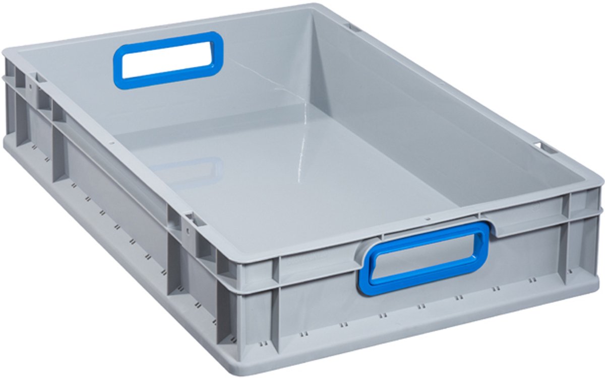 Allit transport stapelbak open handgreep blauw 600 x 400 x 220 mm...