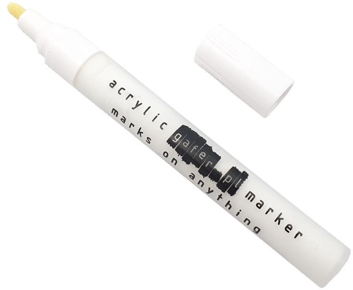 Gafer.pl Acrylic Marker Wit