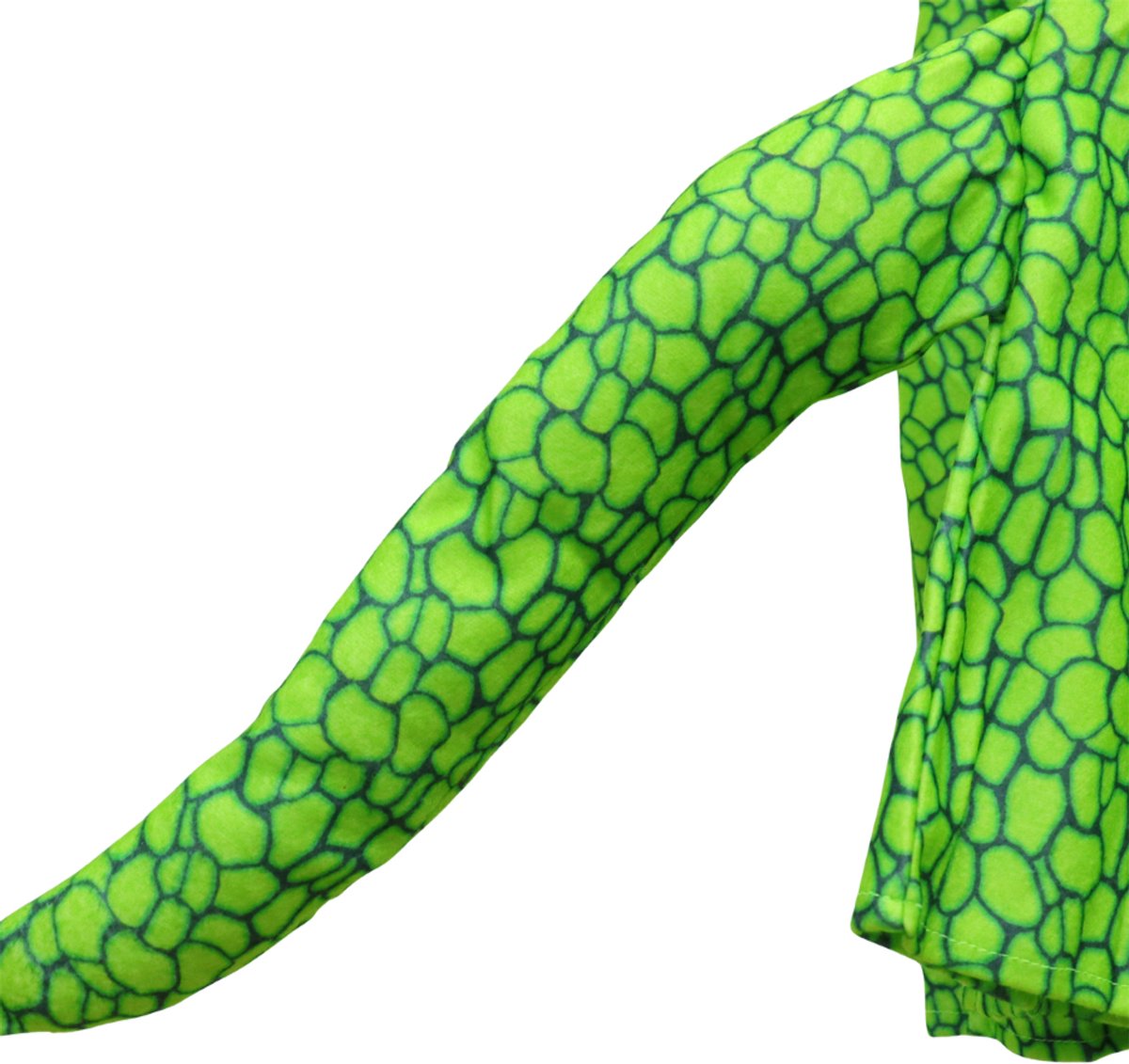Joya Kids® Verkleedcape Triceratops | Dinosaurus Cape met 3D Dino Kop op Capuchon | Zachte Kindercape met Knuffel Dierenkop | Verkleden | Groene Verkleed Cape | | oud — afbeelding 7