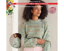 Breipakket trui met Cassata garen model 40 uit Filati Journal 70 maat 36/38 - Roze