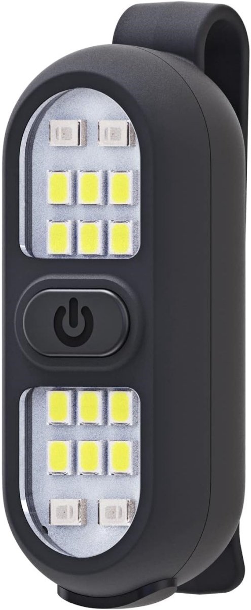 EXCITAT Opklembare zaklamp - Hardlooplamp - Oplaadbaar - Veiligheidslamp voor nachtwandelingen - Draagbare LED-werklamp - Geschikt voor hardlopen, wandelen, fietsen en kamperen