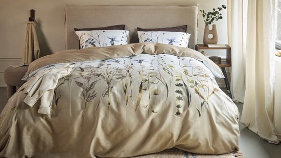 Beddinghouse Sofia dekbedovertrek - Lits-Jumeaux XL - 260 x 200/220 cm - Naturel van Beddinghouse — afbeelding 5