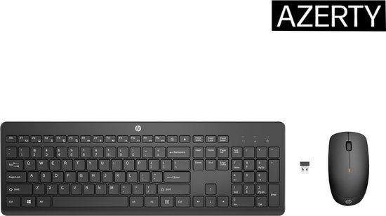 HP 230 - Draadloos Toetsenbord en Muis - Qwerty - Zwart