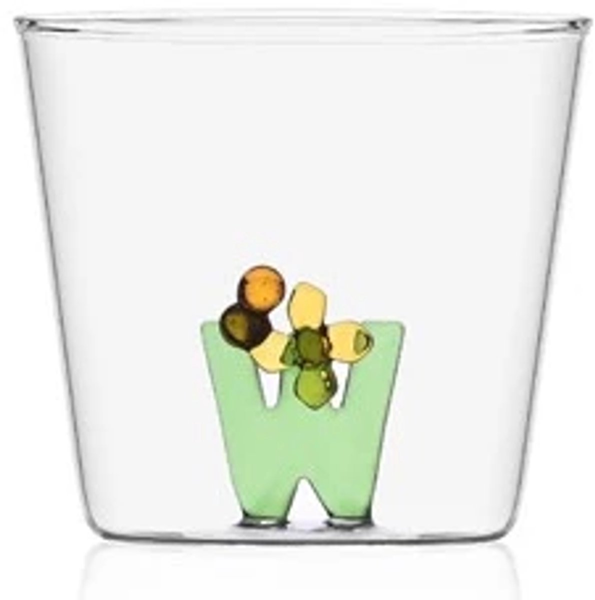 Ichendorf Greenwood Bloom Alphabet glas letter W