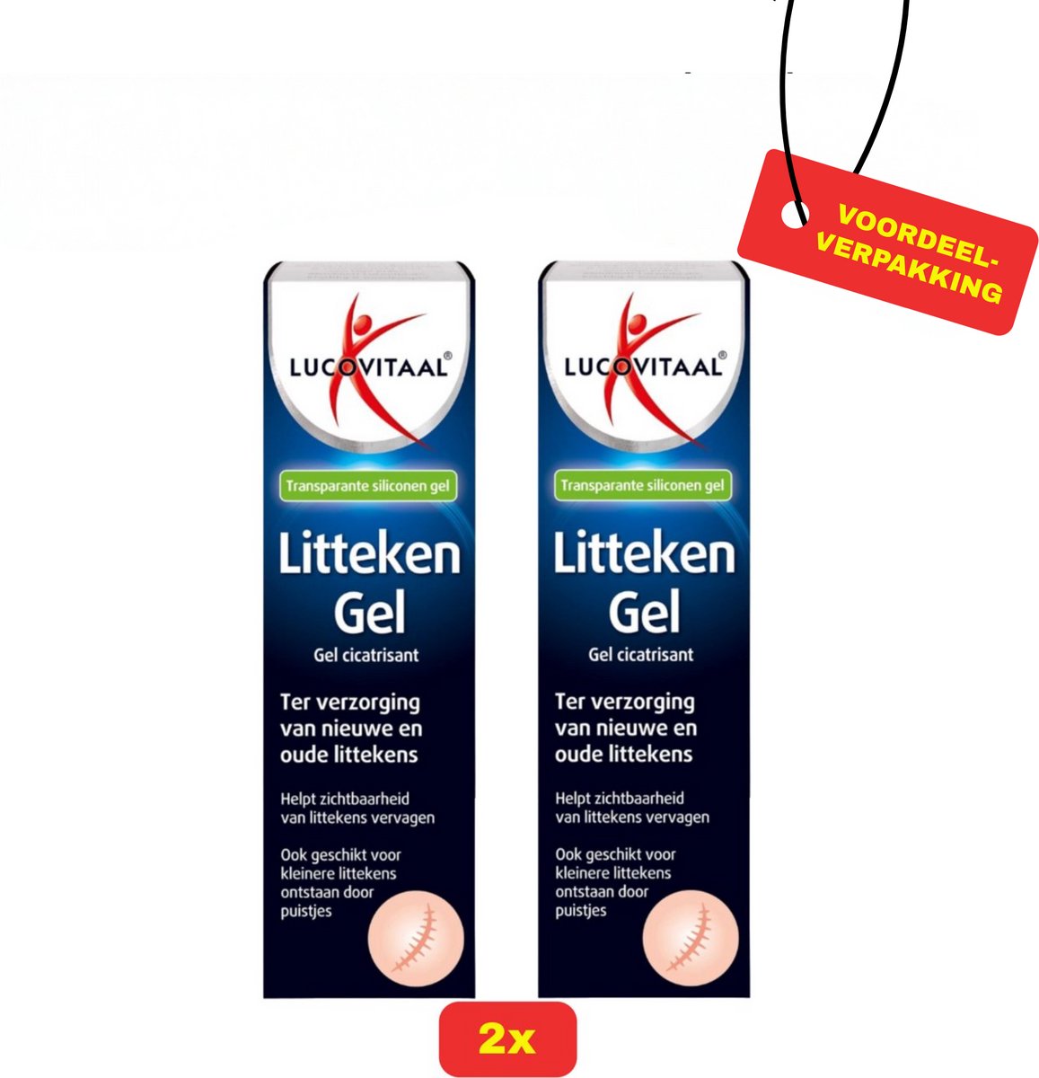 Lucovitaal Litteken Gel - 2x20 ml voordeelverpakking