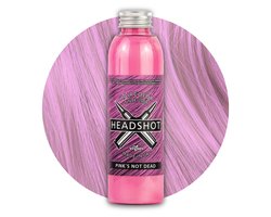Headshot Semi Permanente Haarverf: Pink's Not Dead - Roze - Fles van 150ml - Inclusief handige doseerpomp!!