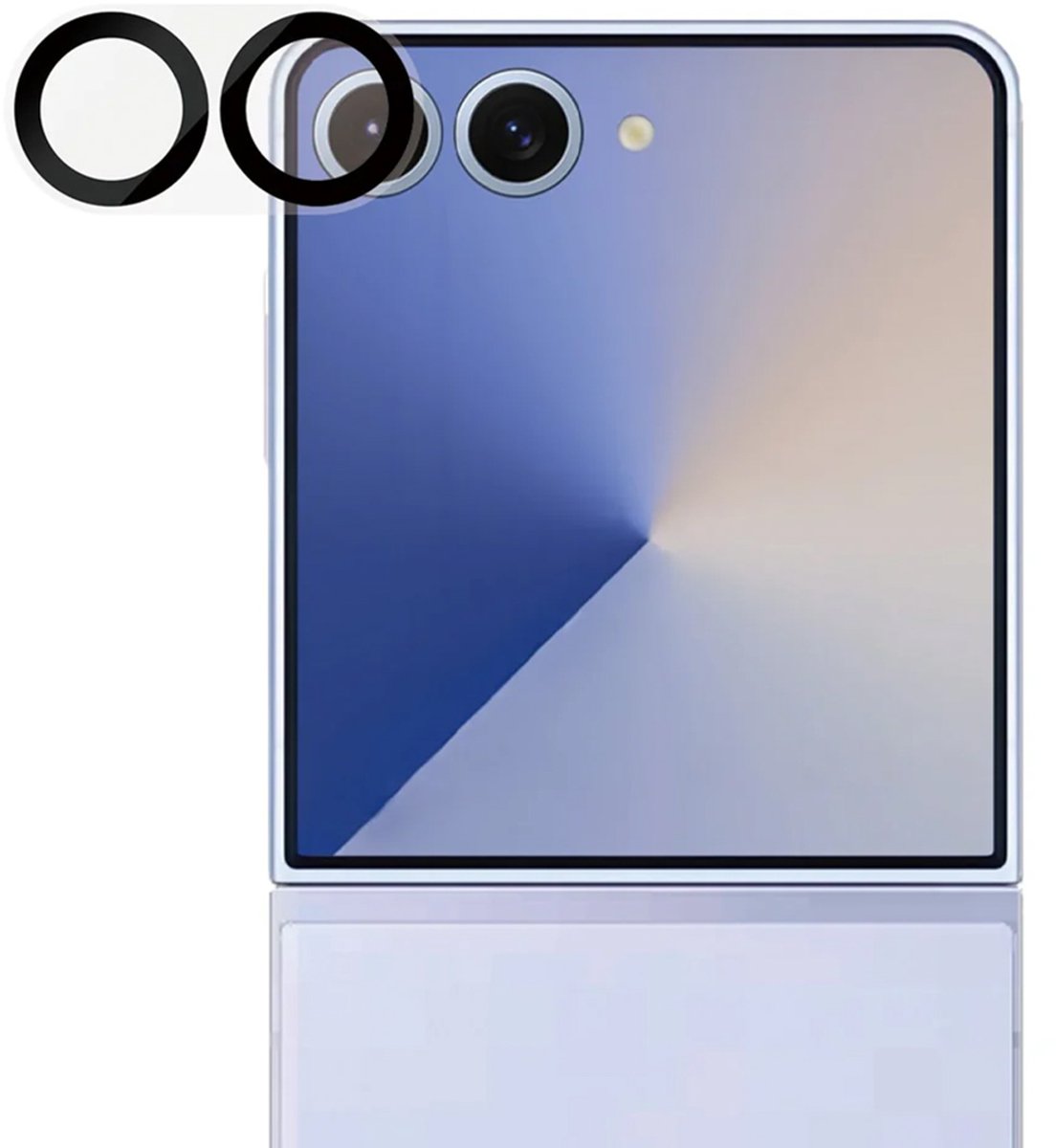 PanzerGlass Screenprotector geschikt voor Samsung Galaxy Z Flip 7 Glazen | PanzerGlass Picture Perfect Camera Lens Protector -