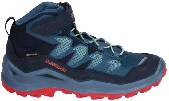 Lowa Maddox Pro GTX Mid Junior Bleu marine/ Blue fumé