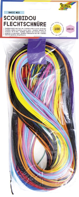 Scoubidous opaque / transparent, fil chenille