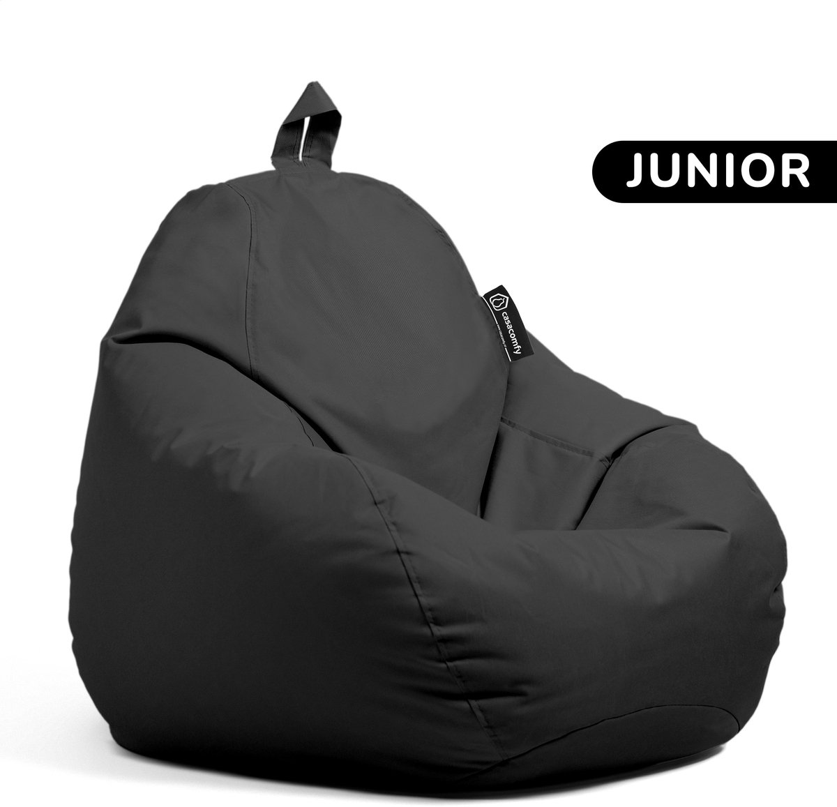 Casacomfy Pear Junior - Zitzak Kind - Binnen & Buiten - Waterafstotend - Zwart