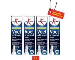 4x - Lucovitaal Voetschimmel Spray Zwemmereczeem 25 ml - Voordeelverpakking!