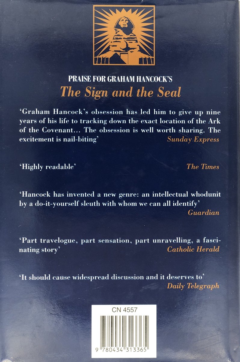 FINGERPRINTS OF THE GODS - back cover