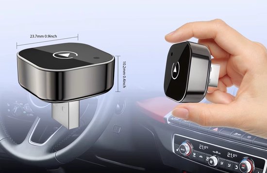 Adaptateur sans fil Apple CarPlay compatible avec Audi A1 A3 A4 A5 A6 A7 A8 Q2 Q3 Q7 Q8 TT Android Auto