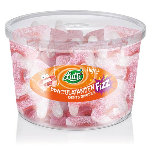 Dents de dracula Lutti Sour silo 1 kg