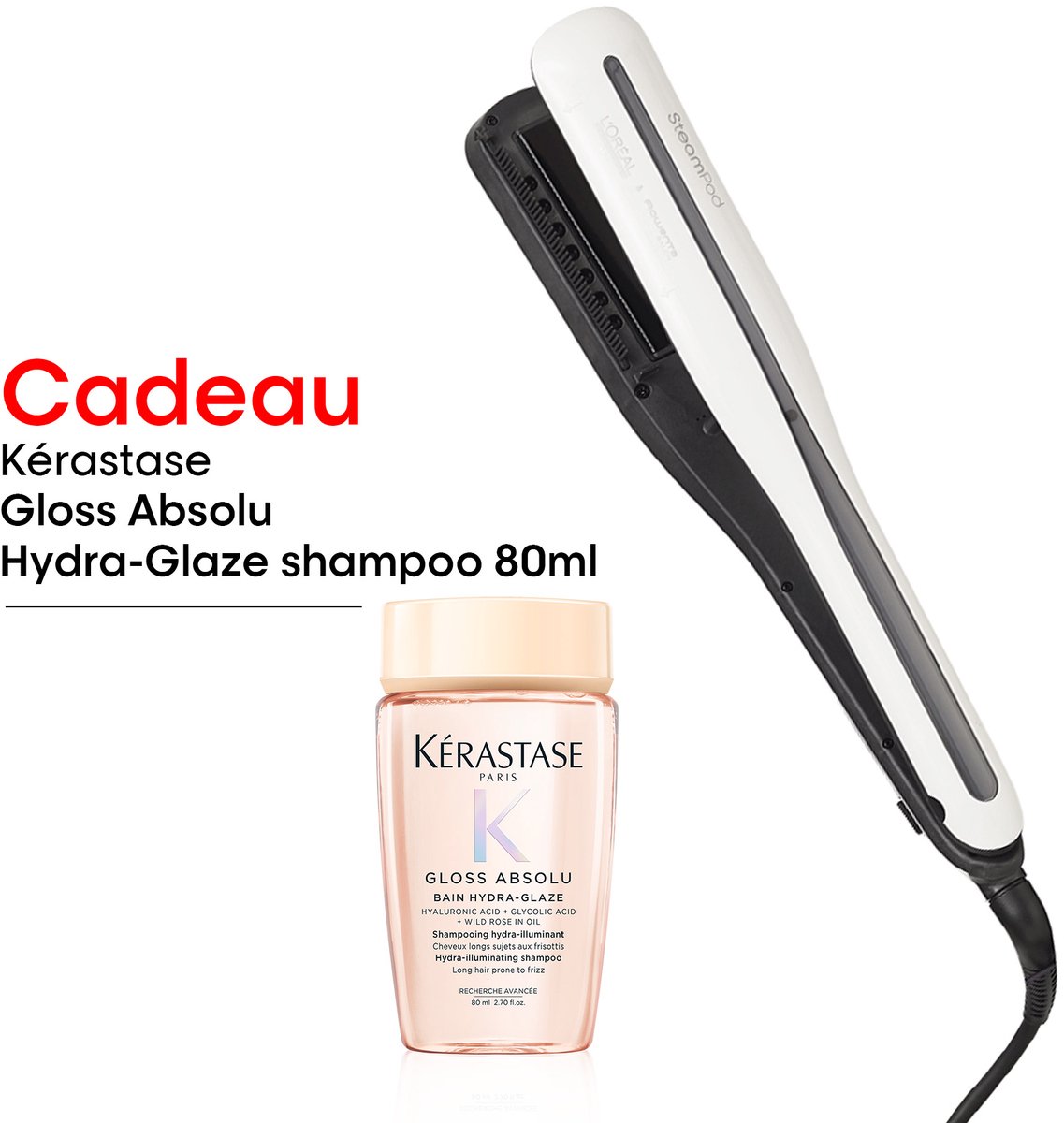 L'Oréal Professionnel Steampod 3.0 + Shampoo Cadeau -