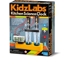 4M Wetenschap En Spel - Bouw Je Keukenwetenschapsklok - Bouwpakket - KidzLabs - 5 Jaar